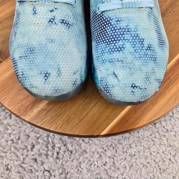 Nobull Womens 8.5 Outwork High-Top Blue Camo Athletic Gym Daily Workout Trainer - Picture 6 of 13